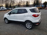 2019 Ford Ecosport Se White vin: MAJ6S3GL2KC289914