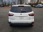 2019 Ford Ecosport Se White vin: MAJ6S3GL2KC289914