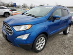 2019 Ford Ecosport Se Blue vin: MAJ6S3GL2KC304671