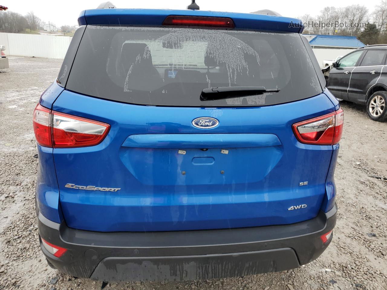 2019 Ford Ecosport Se Blue vin: MAJ6S3GL2KC304671