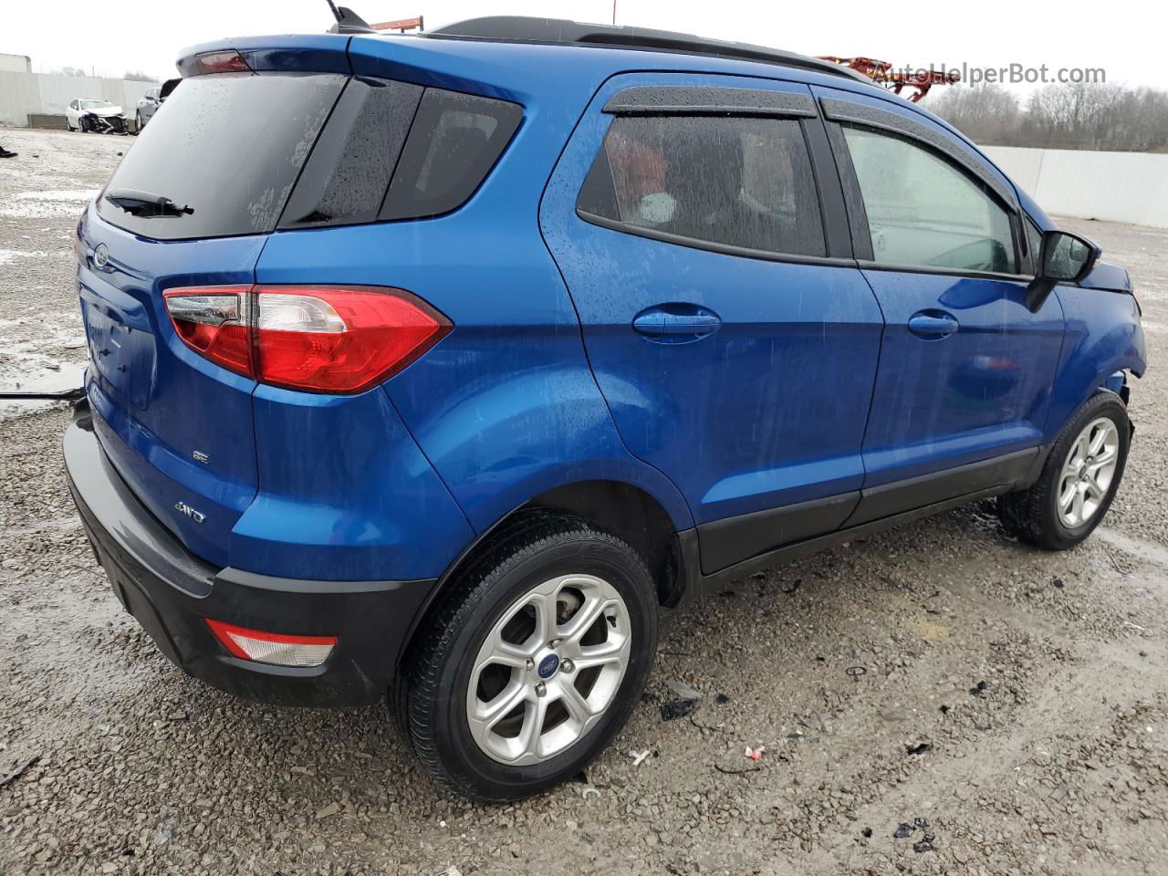 2019 Ford Ecosport Se Blue vin: MAJ6S3GL2KC304671