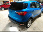 2019 Ford Ecosport Se Blue vin: MAJ6S3GL2KC310213