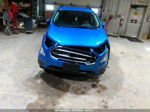 2019 Ford Ecosport Se Blue vin: MAJ6S3GL2KC310213