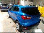 2019 Ford Ecosport Se Blue vin: MAJ6S3GL2KC310213