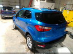 2019 Ford Ecosport Se Blue vin: MAJ6S3GL2KC310213