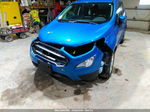 2019 Ford Ecosport Se Blue vin: MAJ6S3GL2KC310213