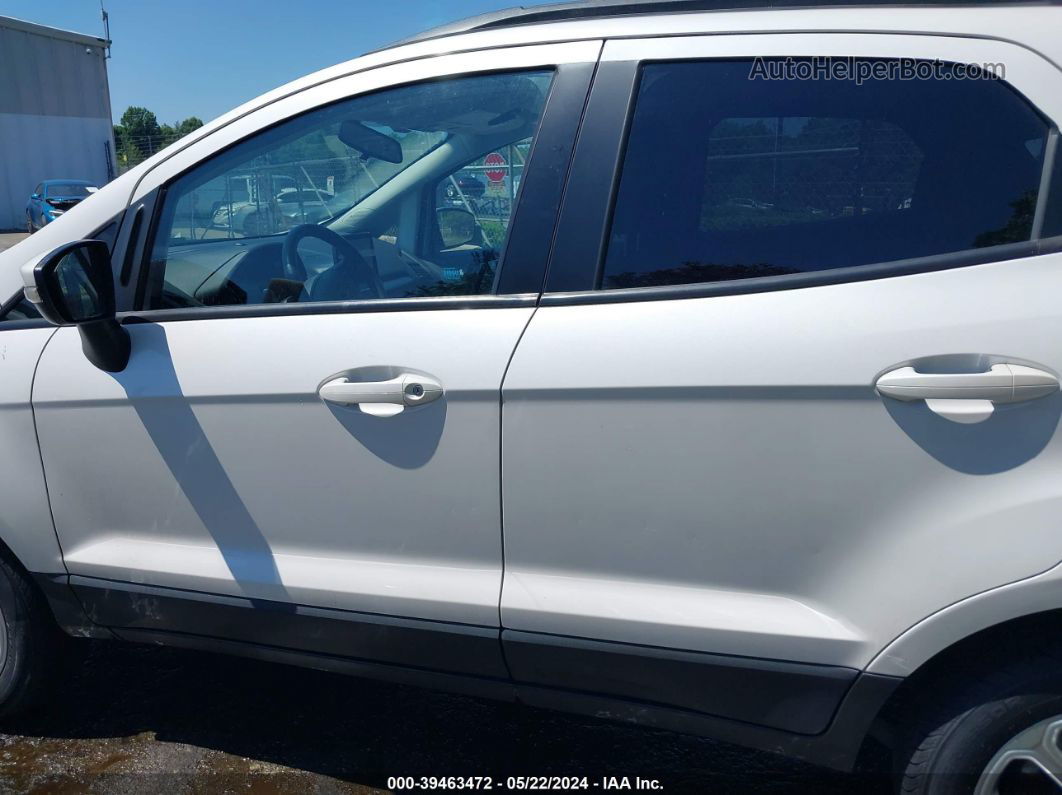 2020 Ford Ecosport Se White vin: MAJ6S3GL2LC311296