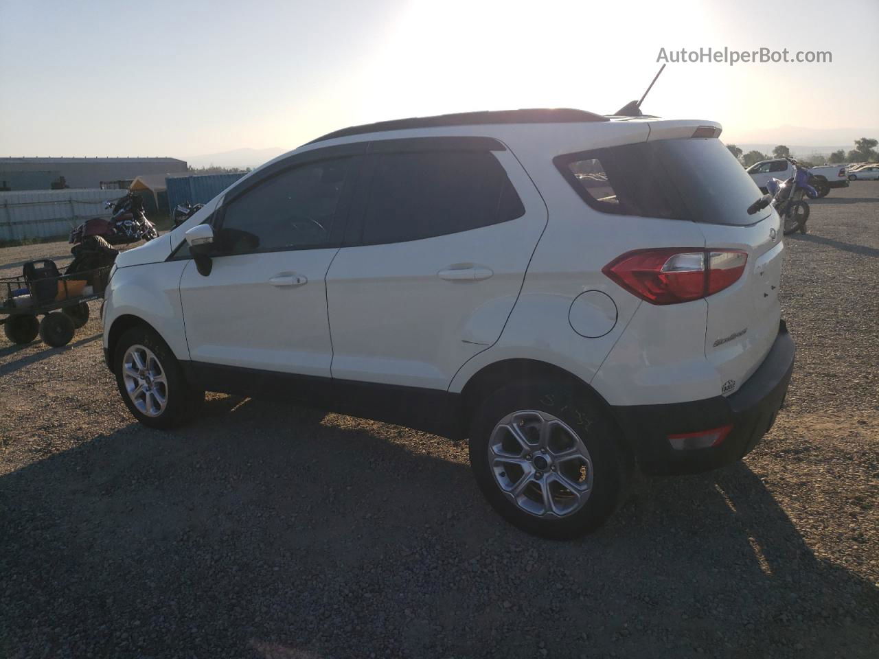 2020 Ford Ecosport Se White vin: MAJ6S3GL2LC362748