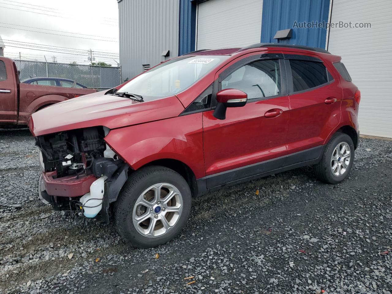 2020 Ford Ecosport Se Maroon vin: MAJ6S3GL2LC369666