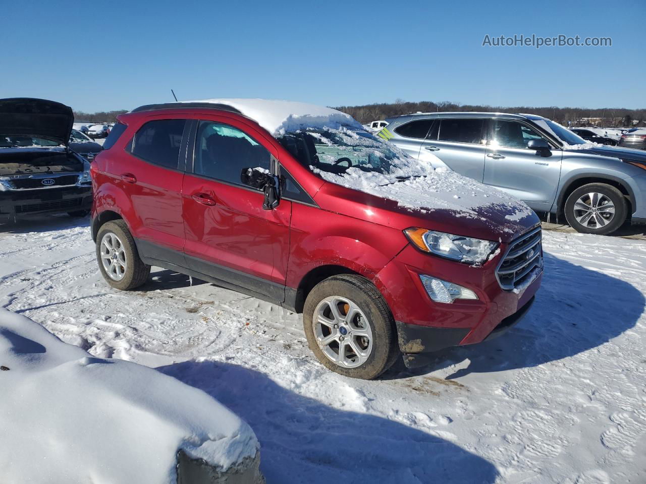 2020 Ford Ecosport Se Red vin: MAJ6S3GL2LC389741