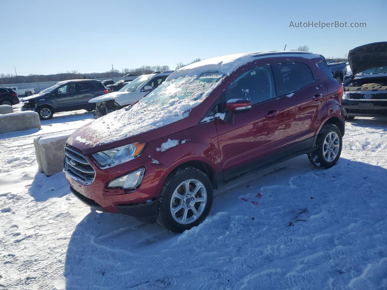 2020 Ford Ecosport Se Red vin: MAJ6S3GL2LC389741