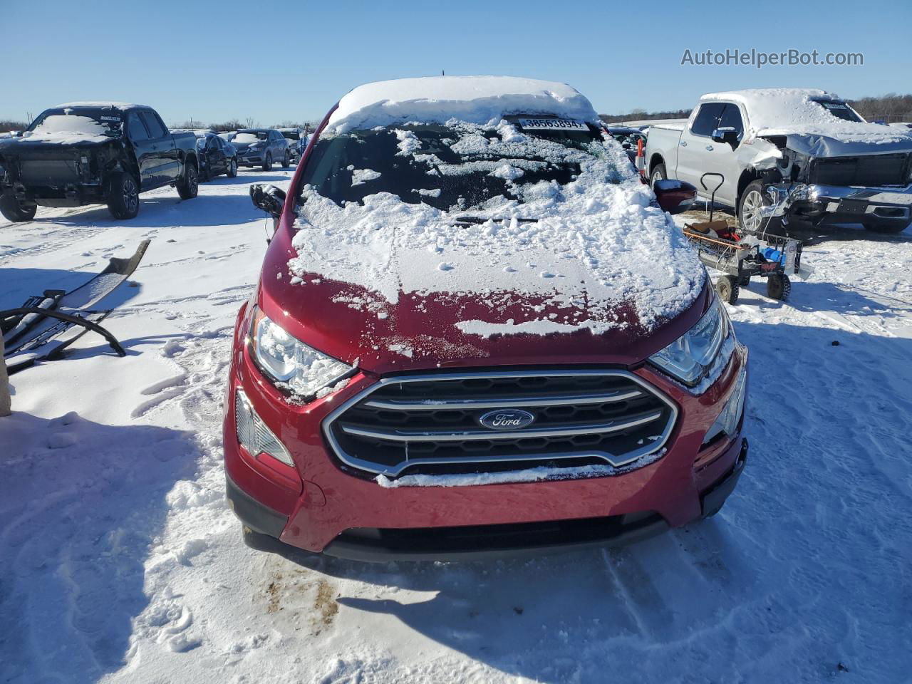 2020 Ford Ecosport Se Red vin: MAJ6S3GL2LC389741