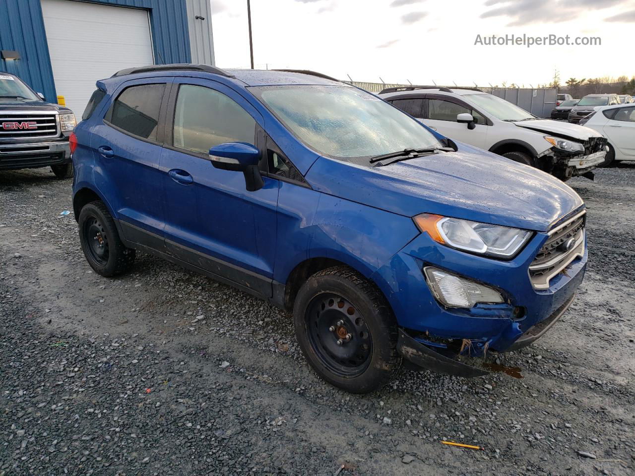 2019 Ford Ecosport Se Синий vin: MAJ6S3GL3KC255075