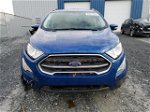 2019 Ford Ecosport Se Синий vin: MAJ6S3GL3KC255075
