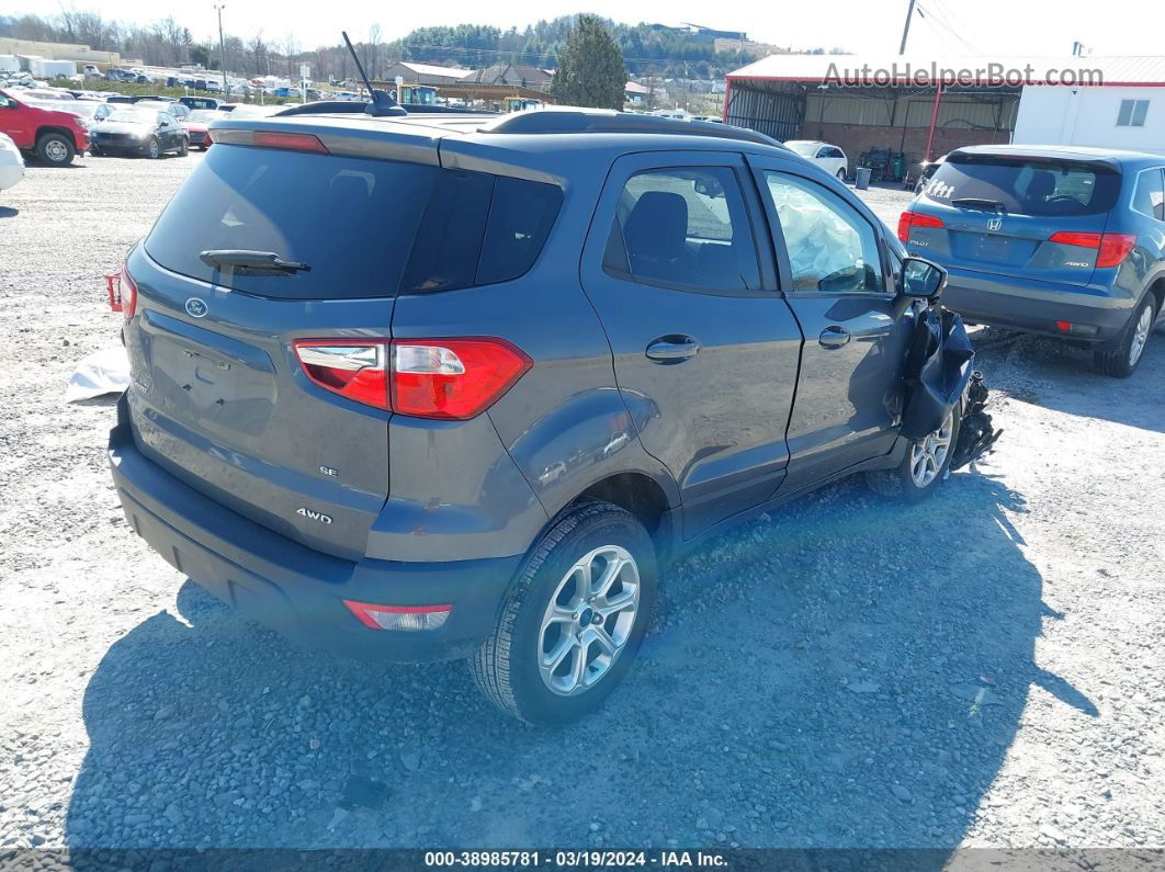 2019 Ford Ecosport Se Black vin: MAJ6S3GL3KC255254