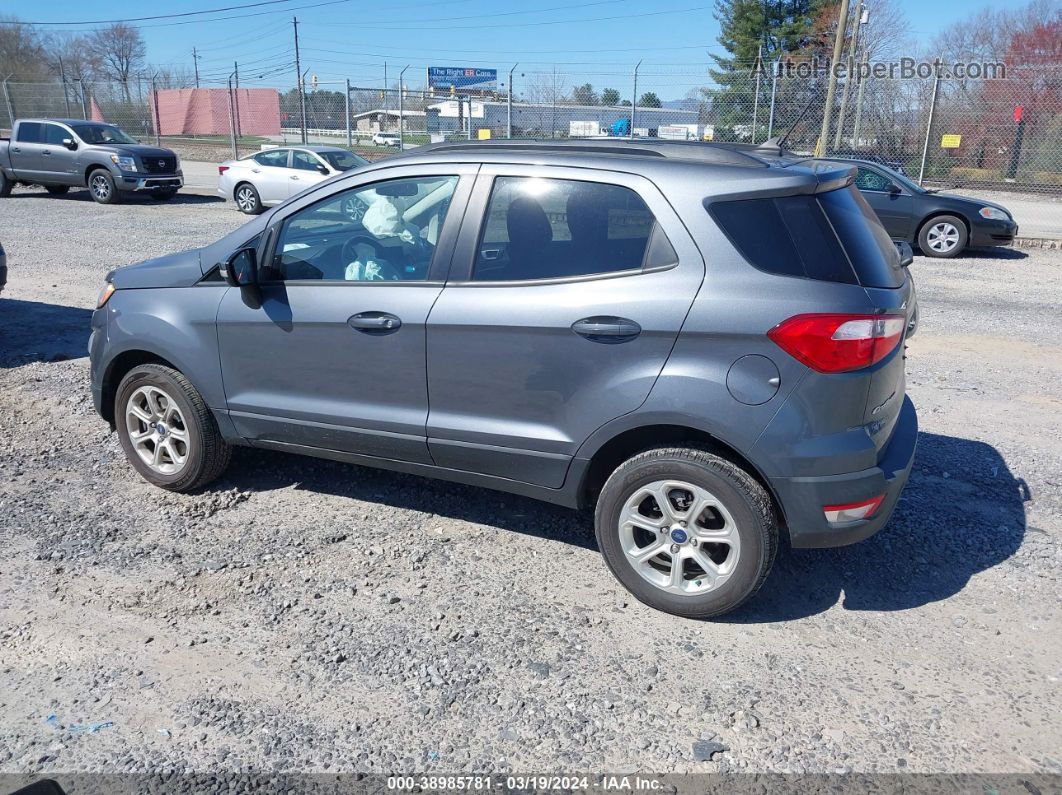 2019 Ford Ecosport Se Black vin: MAJ6S3GL3KC255254