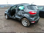 2019 Ford Ecosport Se Gray vin: MAJ6S3GL3KC277545