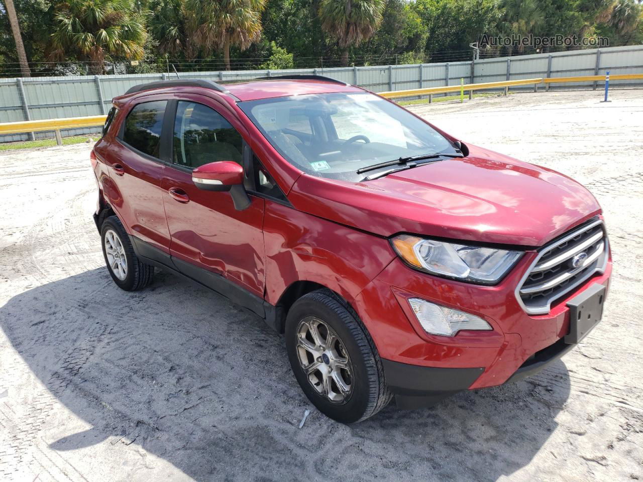 2019 Ford Ecosport Se Red vin: MAJ6S3GL3KC280879