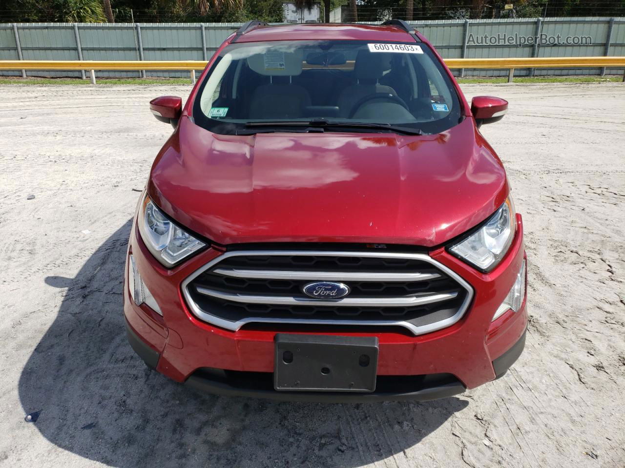 2019 Ford Ecosport Se Красный vin: MAJ6S3GL3KC280879