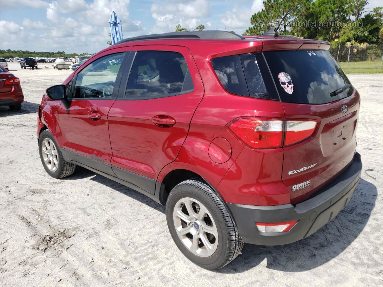 2019 Ford Ecosport Se Red vin: MAJ6S3GL3KC280879