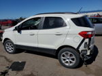 2019 Ford Ecosport Se White vin: MAJ6S3GL3KC283412