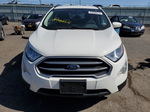 2019 Ford Ecosport Se White vin: MAJ6S3GL3KC283412