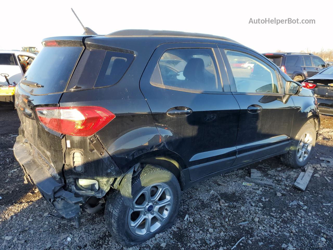 2019 Ford Ecosport Se Black vin: MAJ6S3GL3KC286701