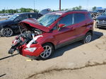 2019 Ford Ecosport Se Red vin: MAJ6S3GL3KC295060