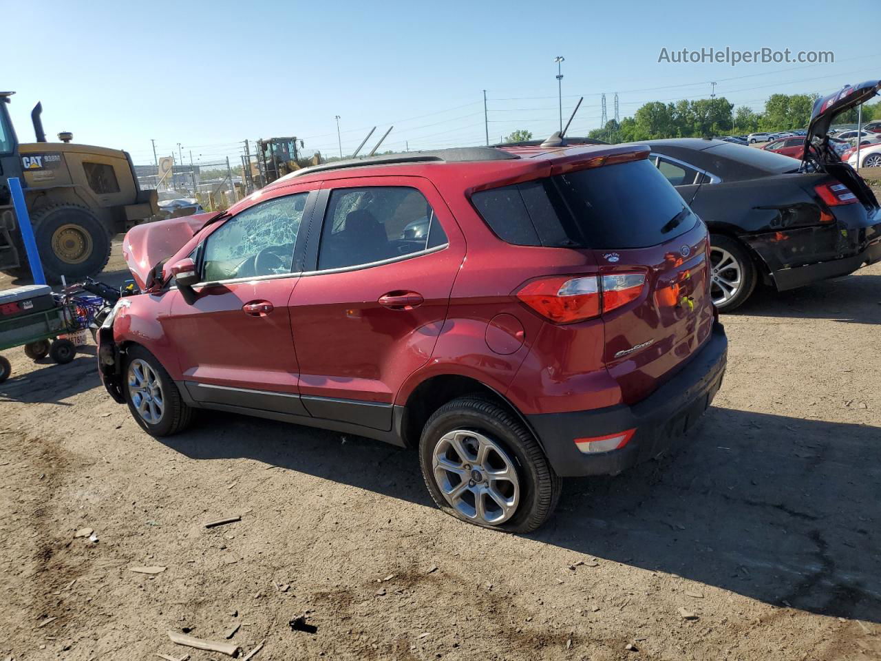 2019 Ford Ecosport Se Red vin: MAJ6S3GL3KC295060