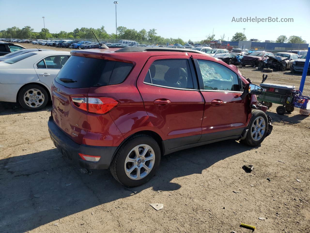 2019 Ford Ecosport Se Red vin: MAJ6S3GL3KC295060