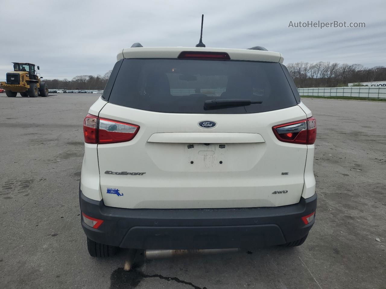 2020 Ford Ecosport Se White vin: MAJ6S3GL3LC322971