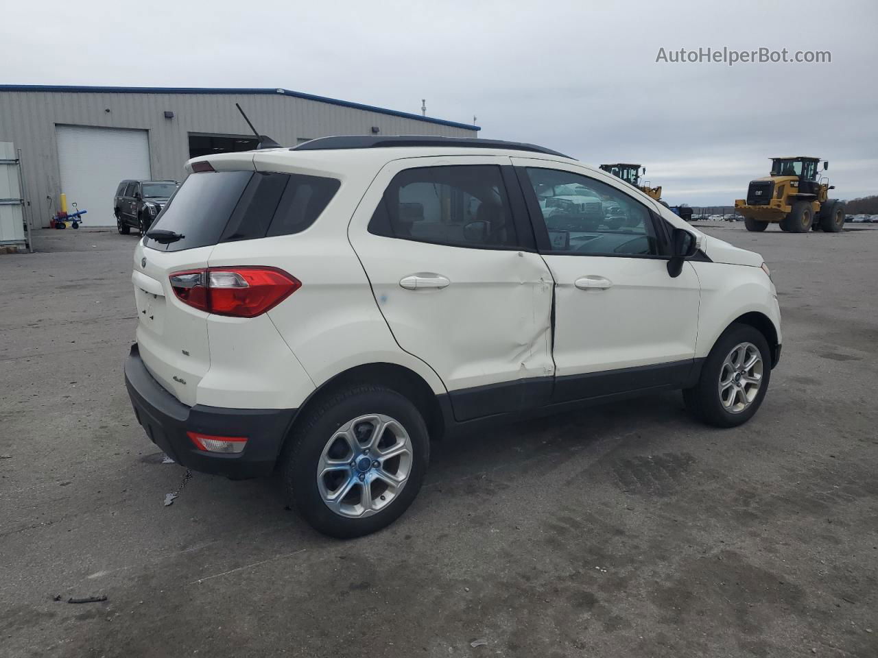 2020 Ford Ecosport Se White vin: MAJ6S3GL3LC322971