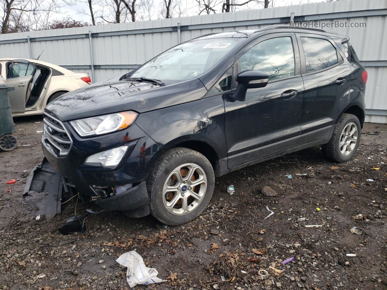 2020 Ford Ecosport Se Black vin: MAJ6S3GL3LC337485