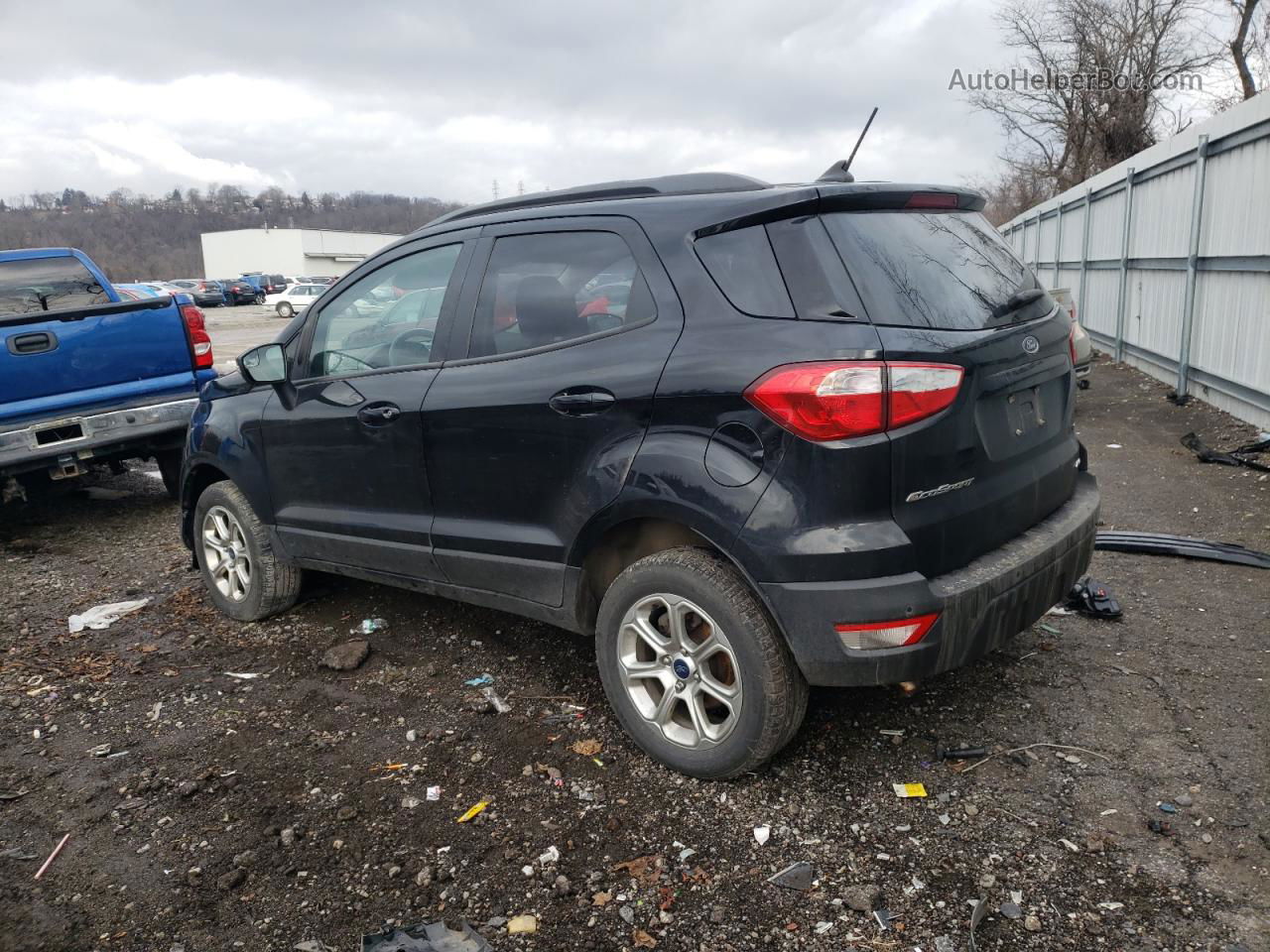 2020 Ford Ecosport Se Черный vin: MAJ6S3GL3LC337485