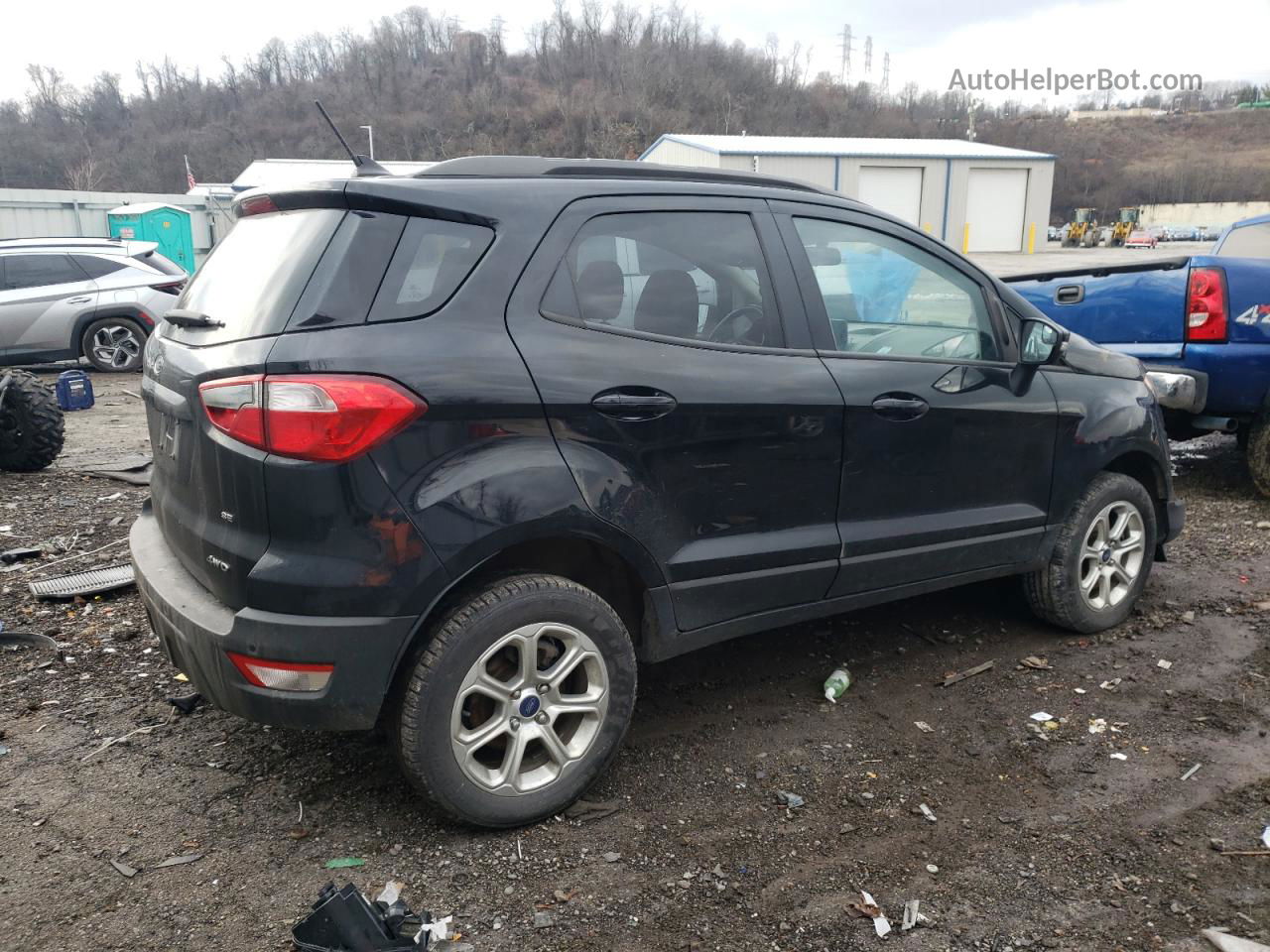 2020 Ford Ecosport Se Черный vin: MAJ6S3GL3LC337485