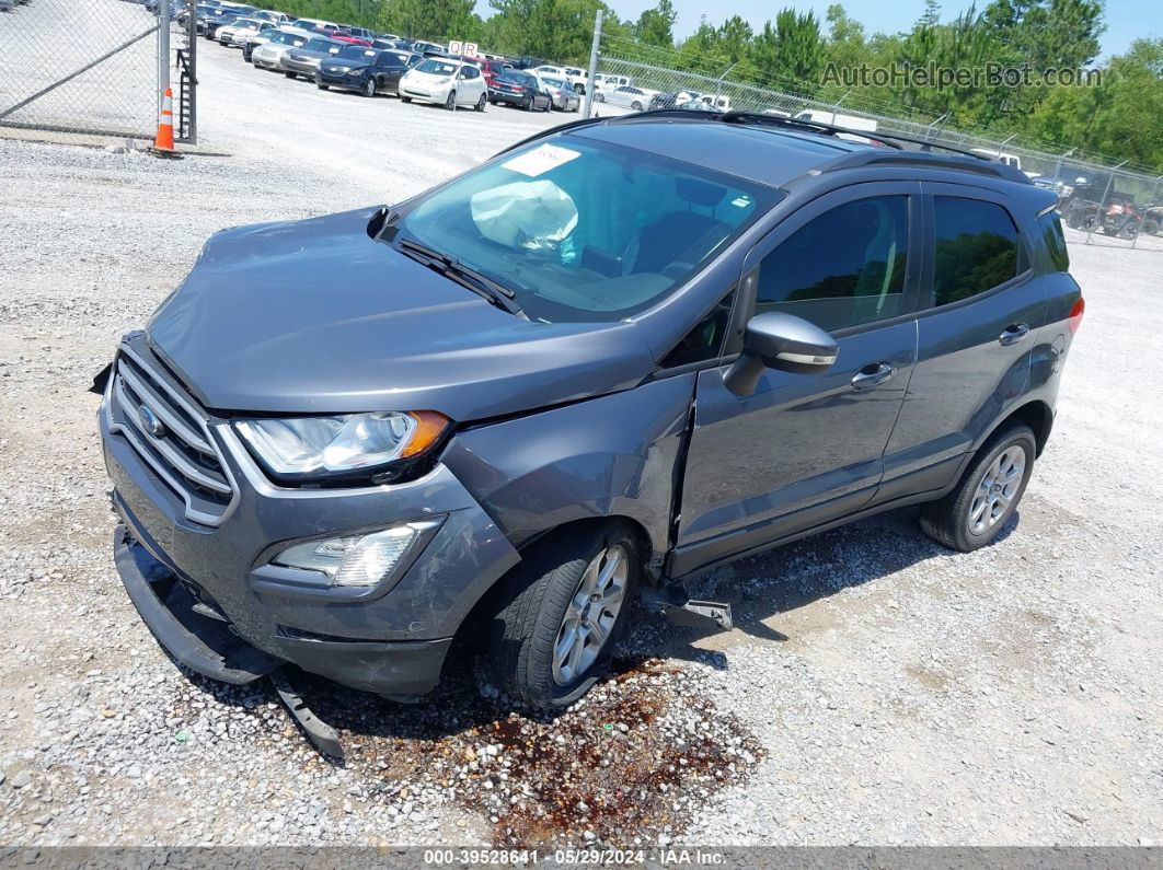 2020 Ford Ecosport Se Gray vin: MAJ6S3GL3LC349913