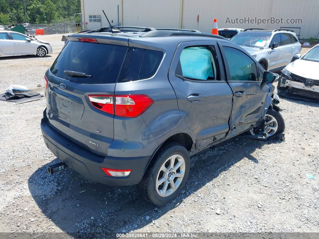 2020 Ford Ecosport Se Серый vin: MAJ6S3GL3LC349913