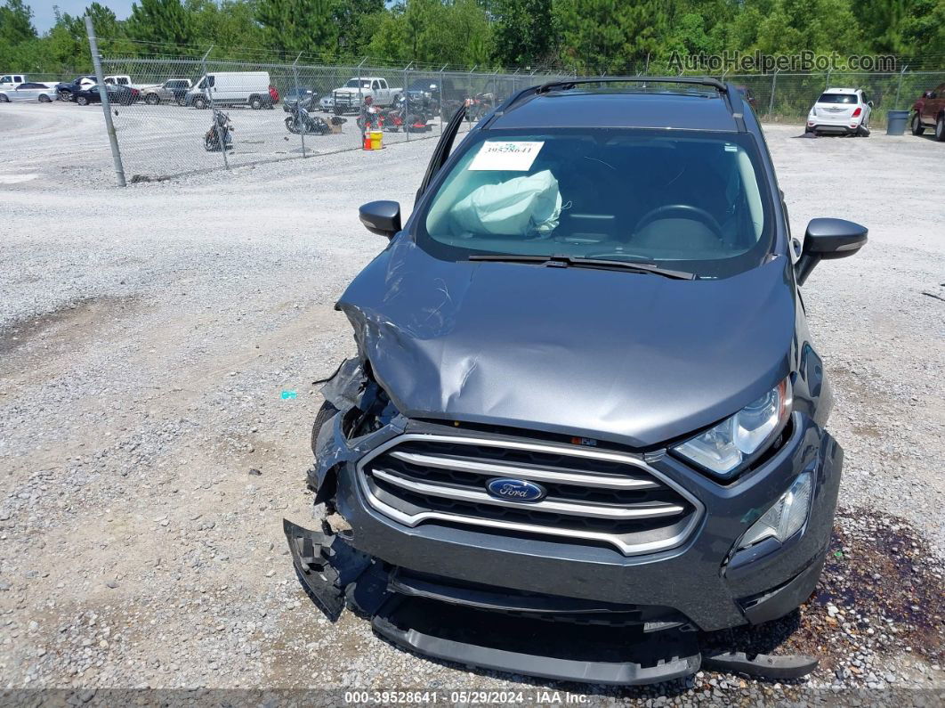 2020 Ford Ecosport Se Gray vin: MAJ6S3GL3LC349913