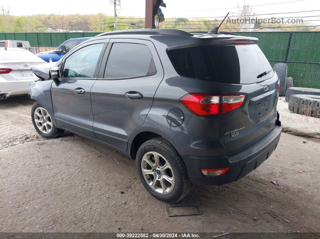 2019 Ford Ecosport Se Gray vin: MAJ6S3GL4KC270765