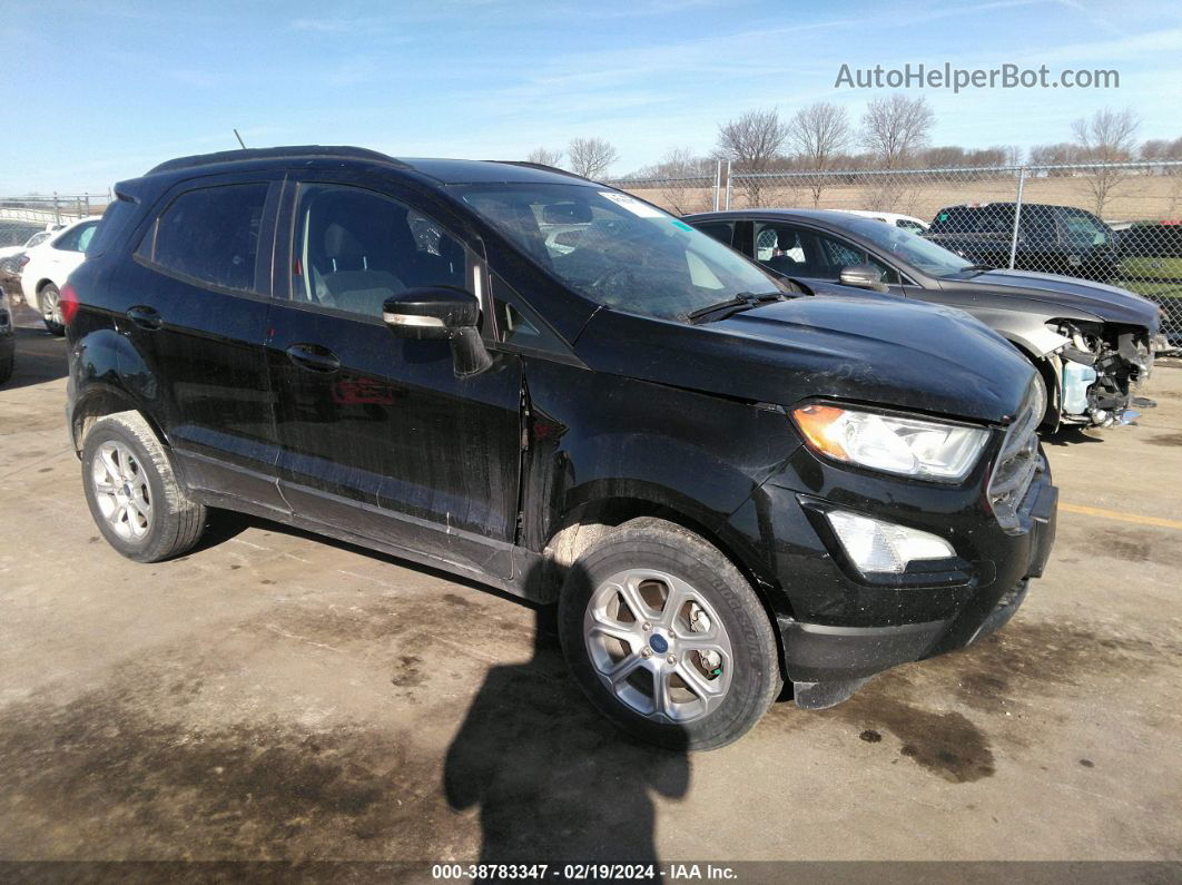 2019 Ford Ecosport Se Черный vin: MAJ6S3GL4KC290501