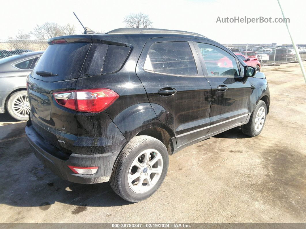 2019 Ford Ecosport Se Черный vin: MAJ6S3GL4KC290501