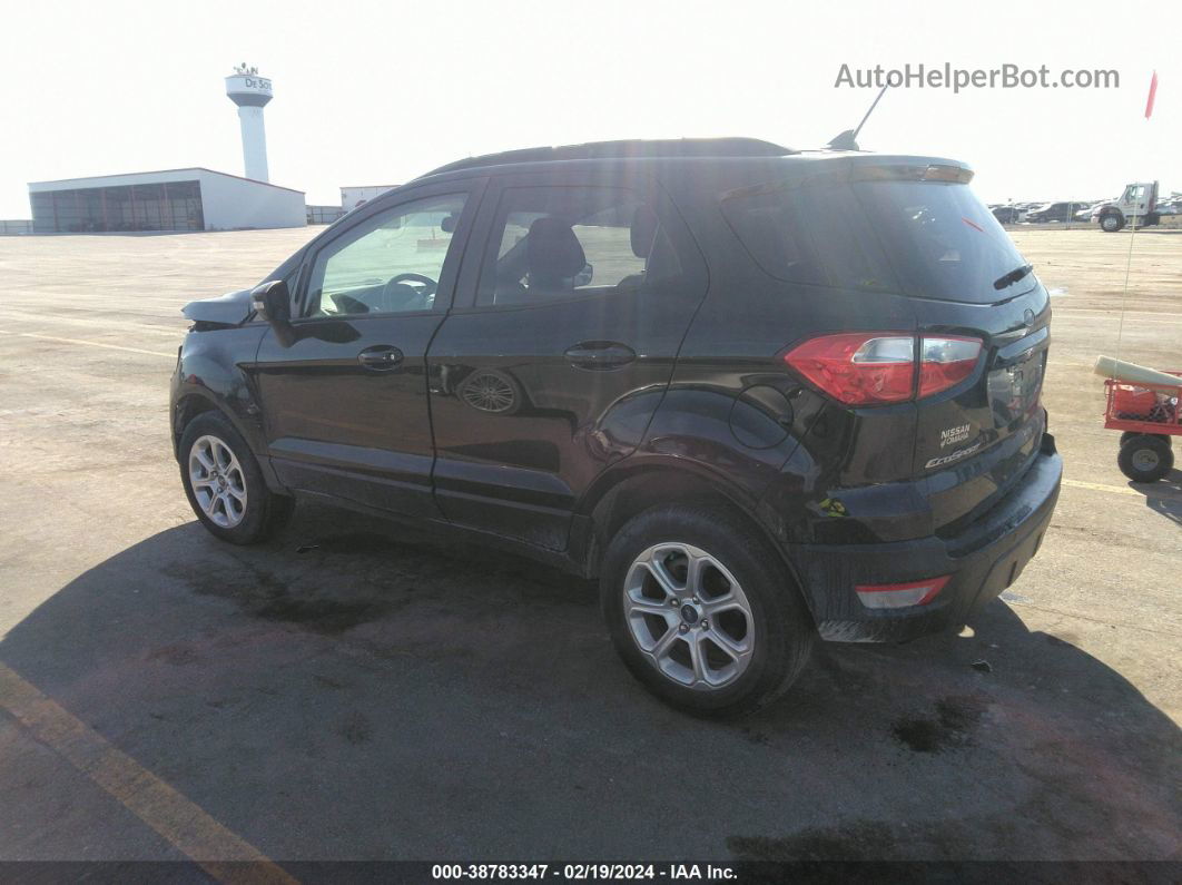 2019 Ford Ecosport Se Black vin: MAJ6S3GL4KC290501