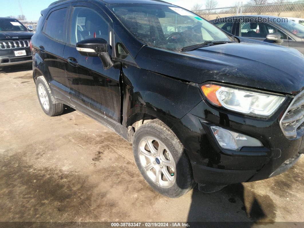 2019 Ford Ecosport Se Черный vin: MAJ6S3GL4KC290501