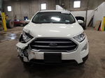 2019 Ford Ecosport Se White vin: MAJ6S3GL4KC290739