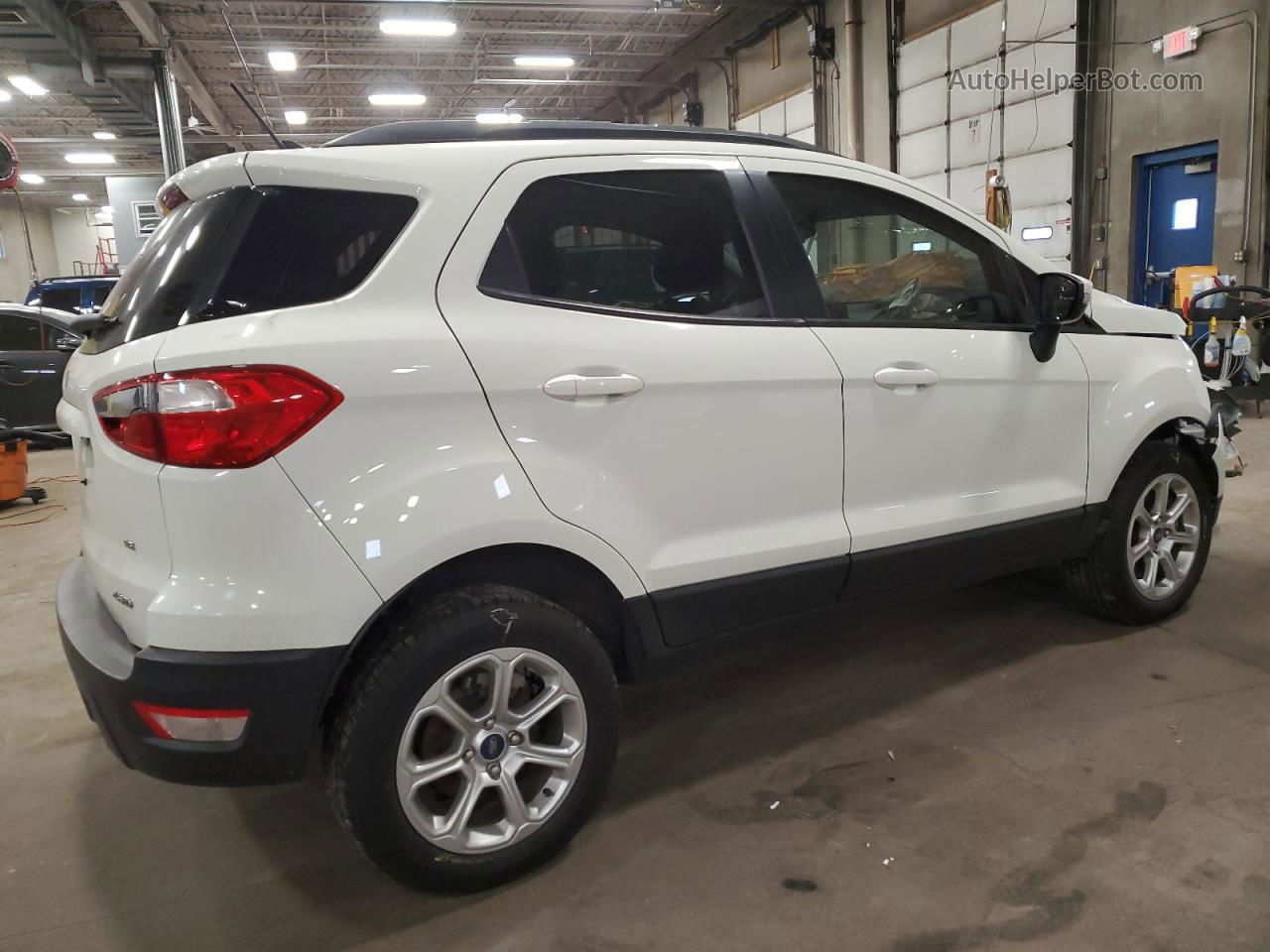 2019 Ford Ecosport Se White vin: MAJ6S3GL4KC290739