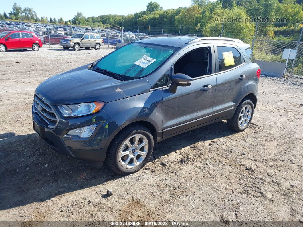 2019 Ford Ecosport Se Gray vin: MAJ6S3GL4KC290854