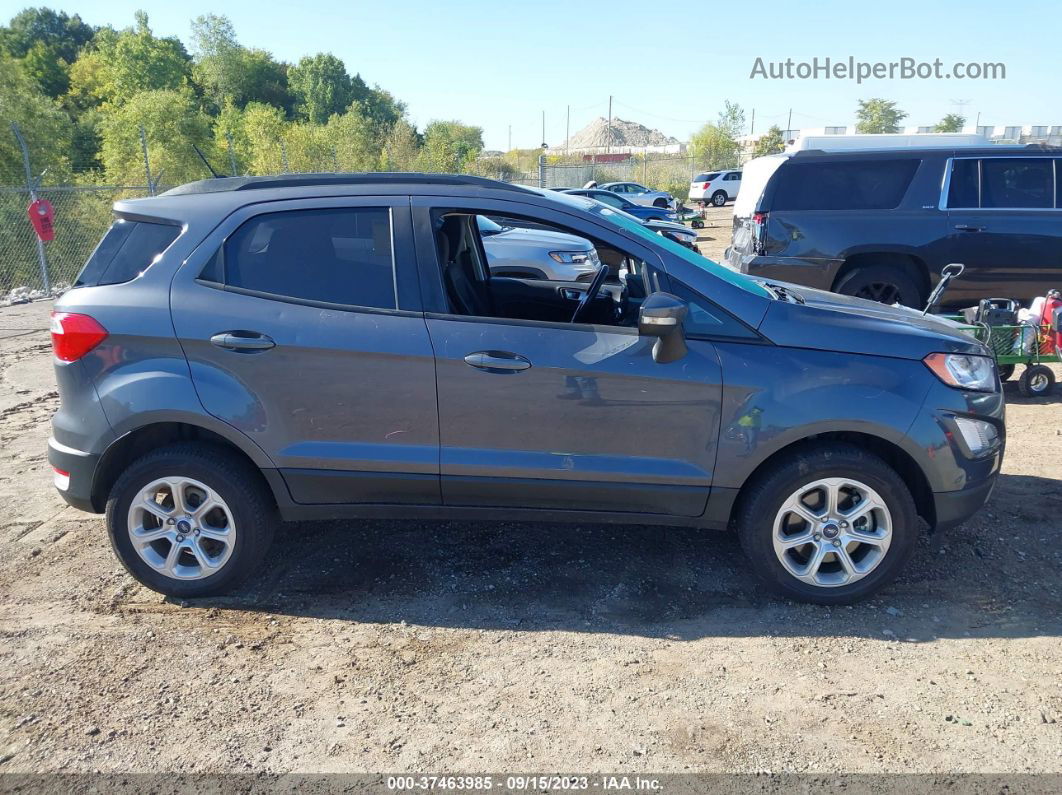 2019 Ford Ecosport Se Gray vin: MAJ6S3GL4KC290854