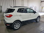 2019 Ford Ecosport Se White vin: MAJ6S3GL4KC291986