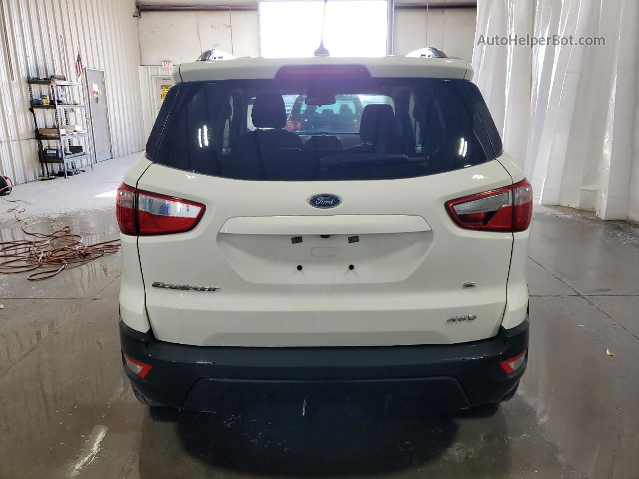 2019 Ford Ecosport Se Белый vin: MAJ6S3GL4KC291986