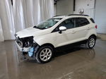 2019 Ford Ecosport Se White vin: MAJ6S3GL4KC291986